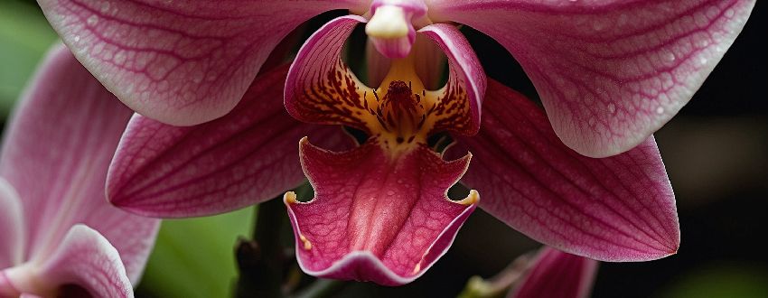 Photo d'une orchidée géante en gros plan