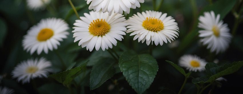 Magnifique fleurs blanches dans un jardin