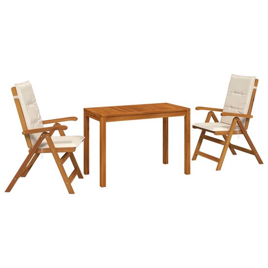 Ensemble de salle à manger pour jardin naturel