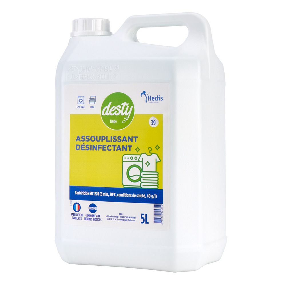 Assouplissant désinfectant bidon de 5l - christeyns