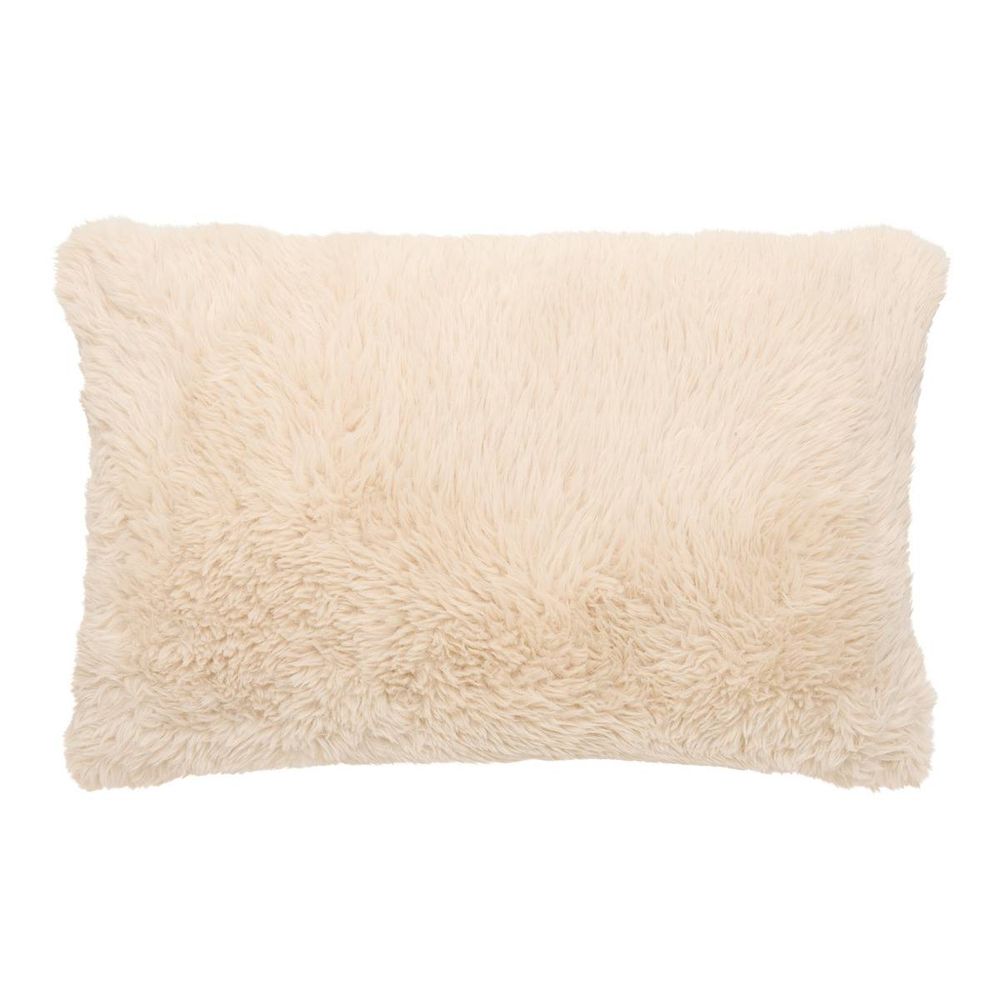 Coussin duvia rectangulaire 38x58cm beige