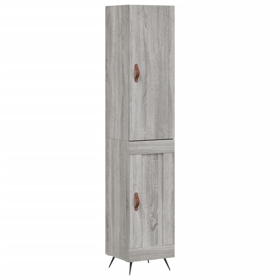 Buffet bahut commode armoire meuble de rangement organisateur cuisine salle de séjour salon haut sonoma 34,5 x 34 x 180 cm bo