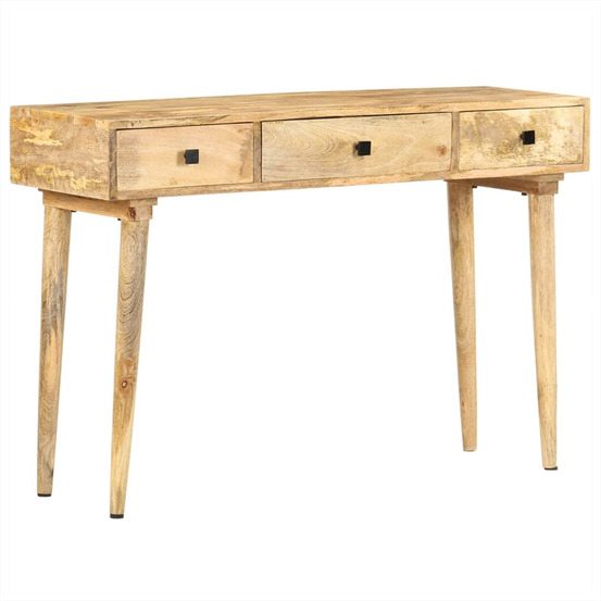 Table console 115x35x76 cm bois de manguier massif