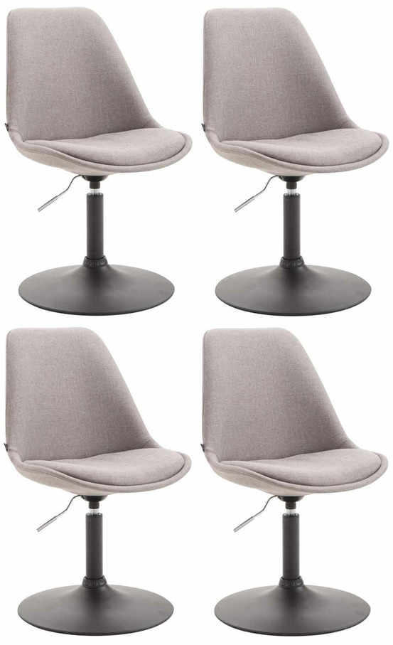 Lot de 4 chaises maverick b en tissu