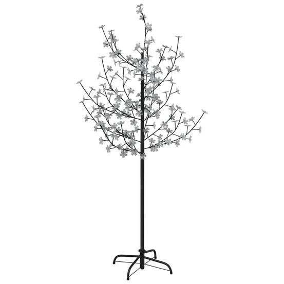Arbre à led fleur de cerisier 120 led blanc chaud 150 cm