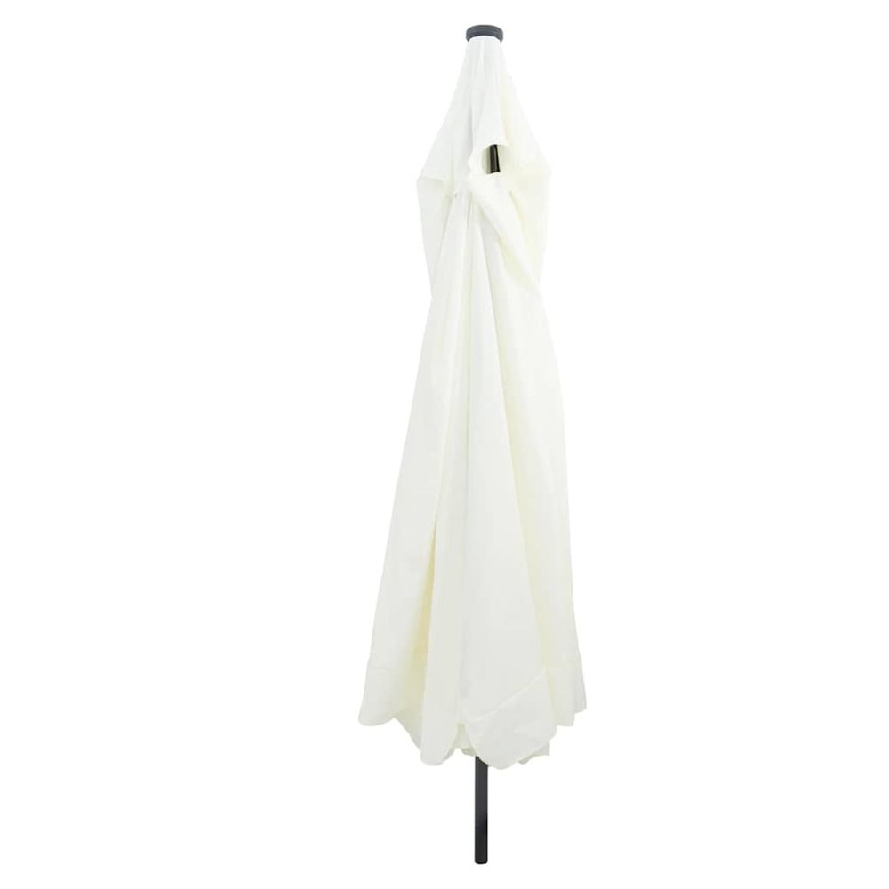 Parasol de jardin 395 x 395 x 245 cm polyester rond