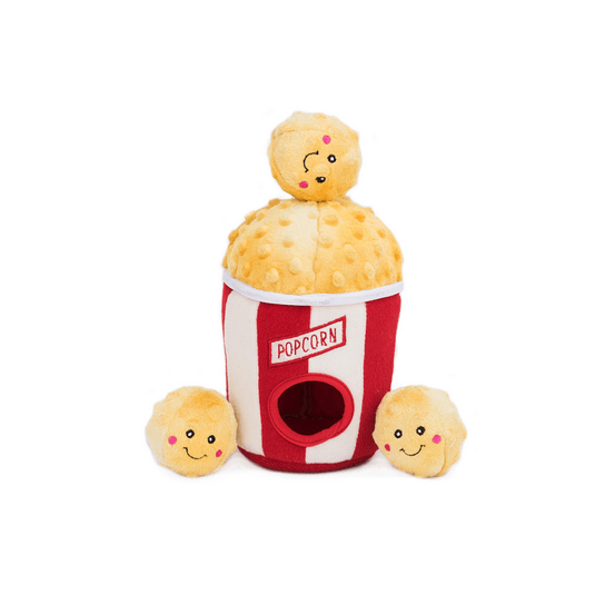Burrow popcorn, peluche de fouille pour chien