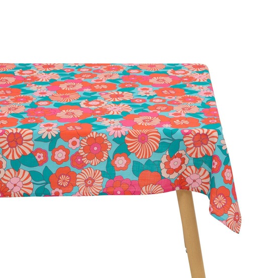 Nappe cha cha pop 140x240cm bleu