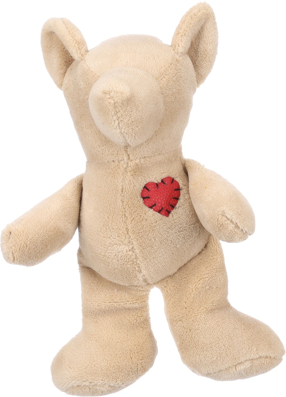 Jeu en peluche ourson avec un coeur
