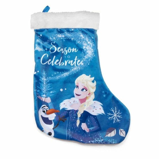 Chaussette de noël frozen memories 42 cm polyester