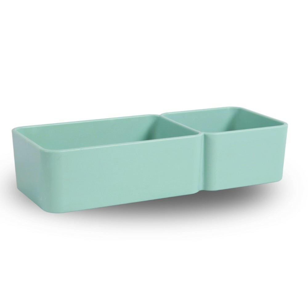 Mangeoire double verte pour rongeurs