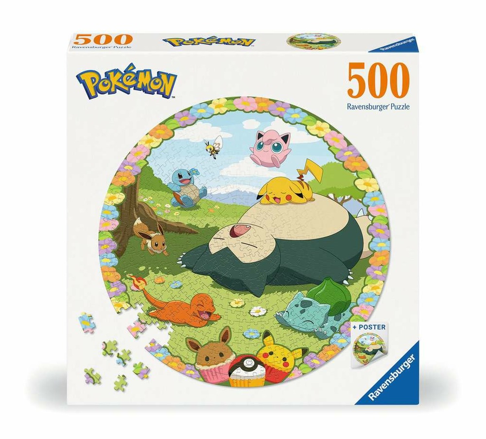 Puzzle pokémon en fleurs 500 pcs