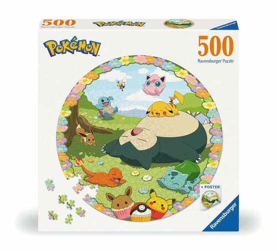 Puzzle pokémon en fleurs 500 pcs