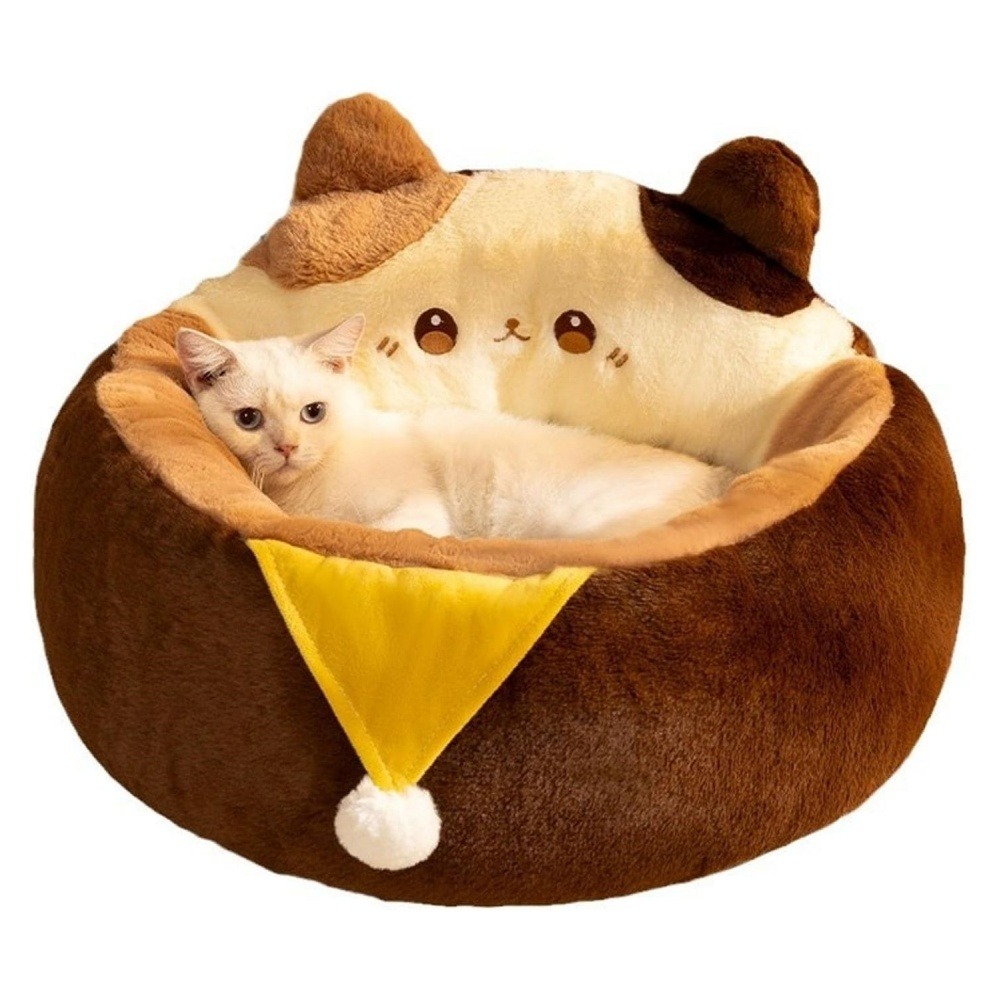 Lit pour chat forme de chat 55*55*32cm