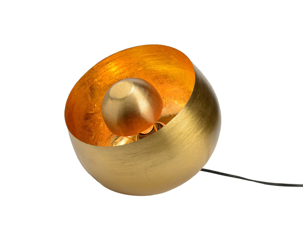 Lampe à poser samuel dorée ø 28 cm