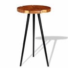 Table haute bar bois d'acacia massif - 110cm