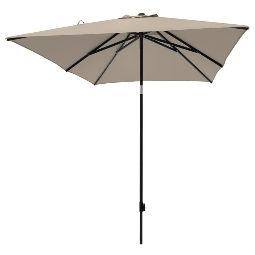 Parasol de jardin moraira 230x230 cm écru