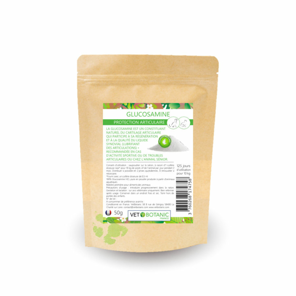Glucosamine pure - protection articulaire des chiens et des chats