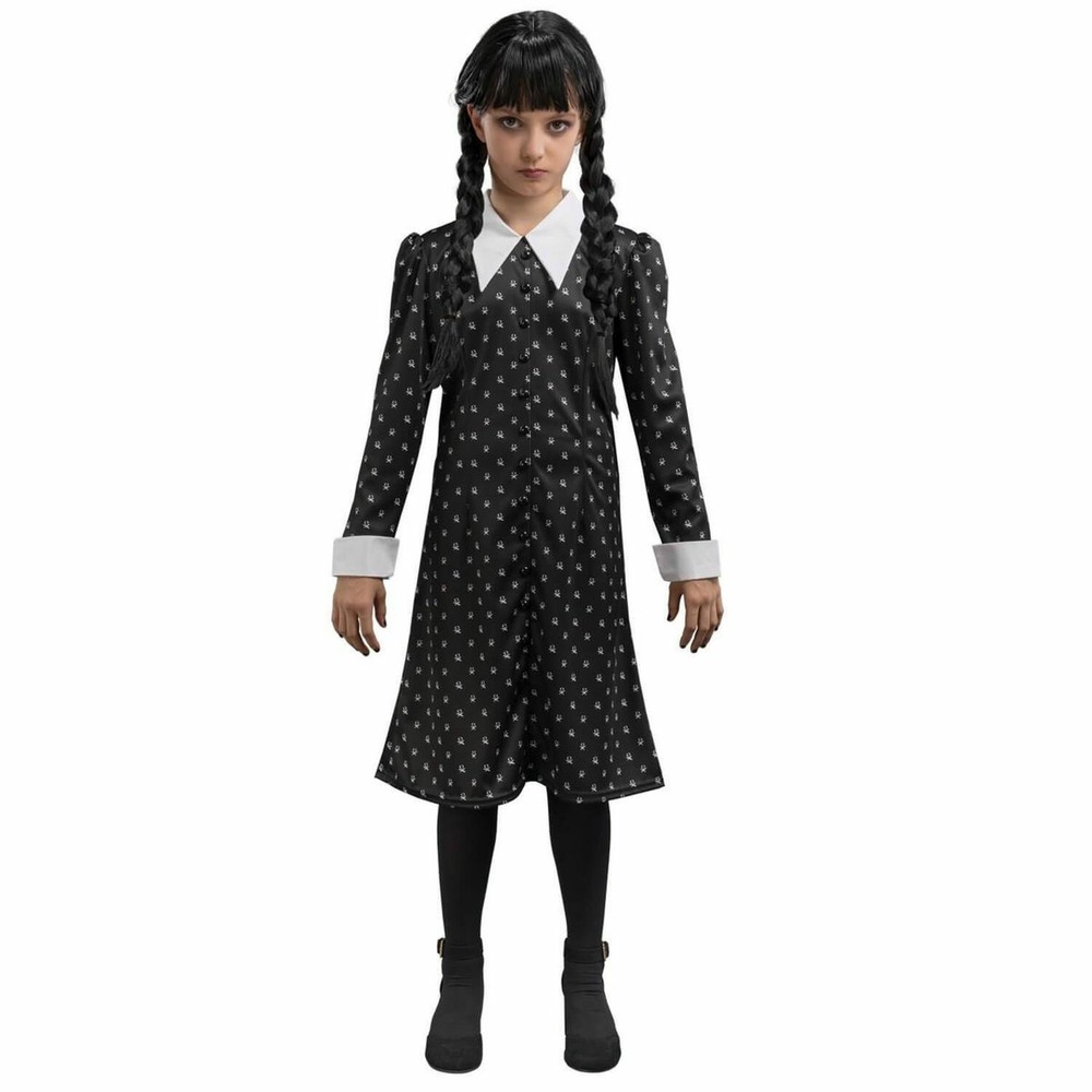 Robe noire mercredi addams 152 cm