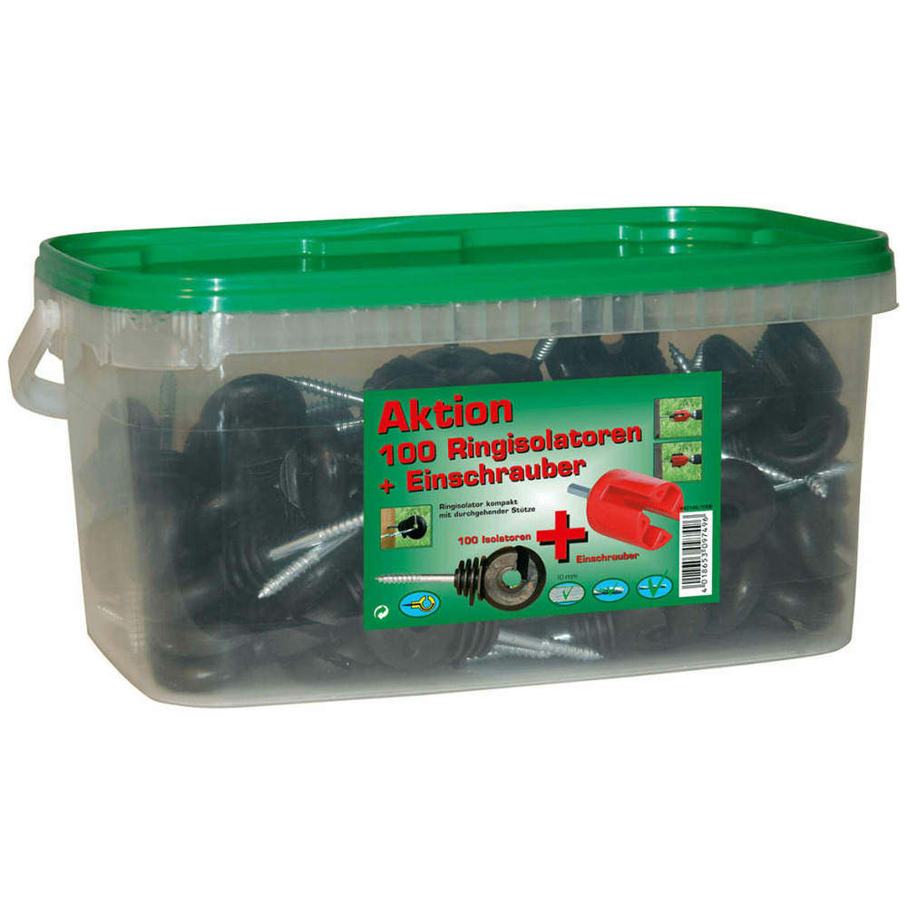 Isolateur annulaire à vis 100 pièces 443145 / 100e