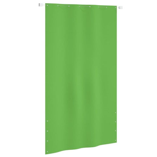 Écran de balcon vert clair 140x240 cm tissu oxford