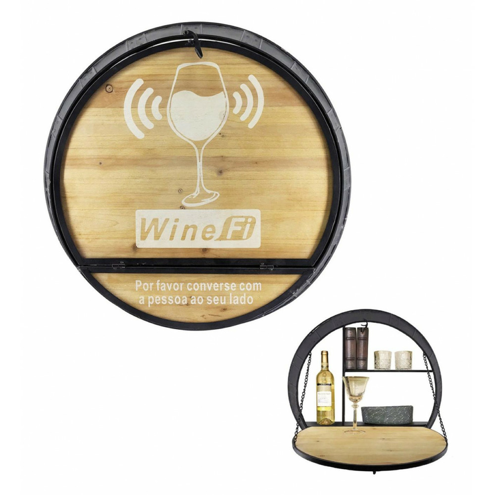 Etagère bois marron - décoration d'autrefois