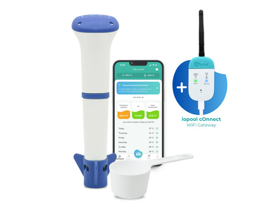 Pack analyseur de piscine connecté eco start sel + connect