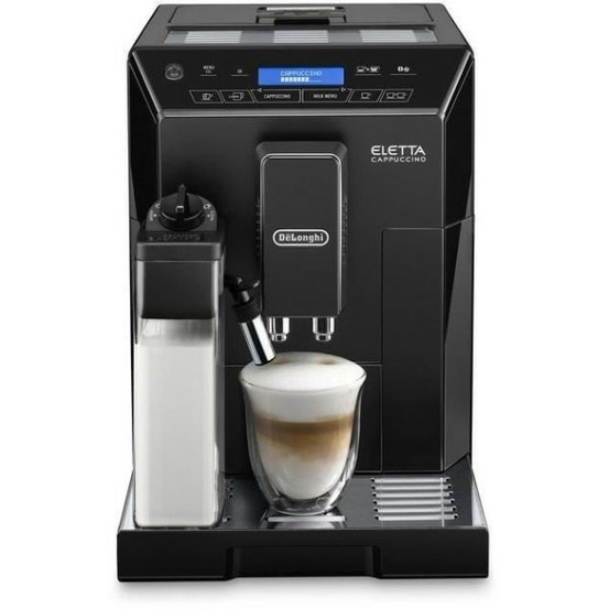Machine a cafe avec broyeur - delonghi - ecam 44.660.b - 1450 w - 400 g de grains - noir