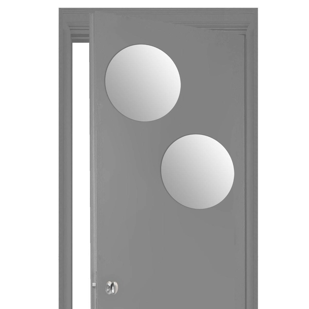 5five - lot de 2 miroirs ronds adhésifs 40x40