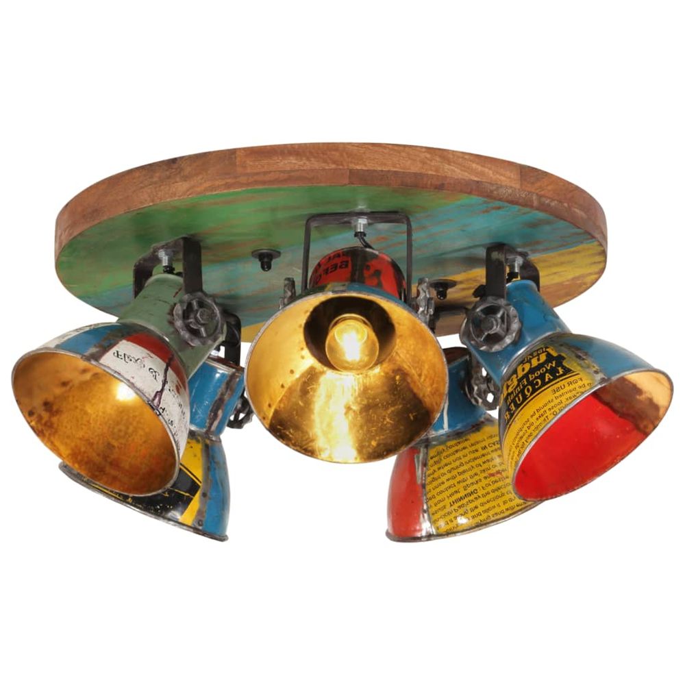 Plafonnier 25 w multicolore 50x50x25 cm e27