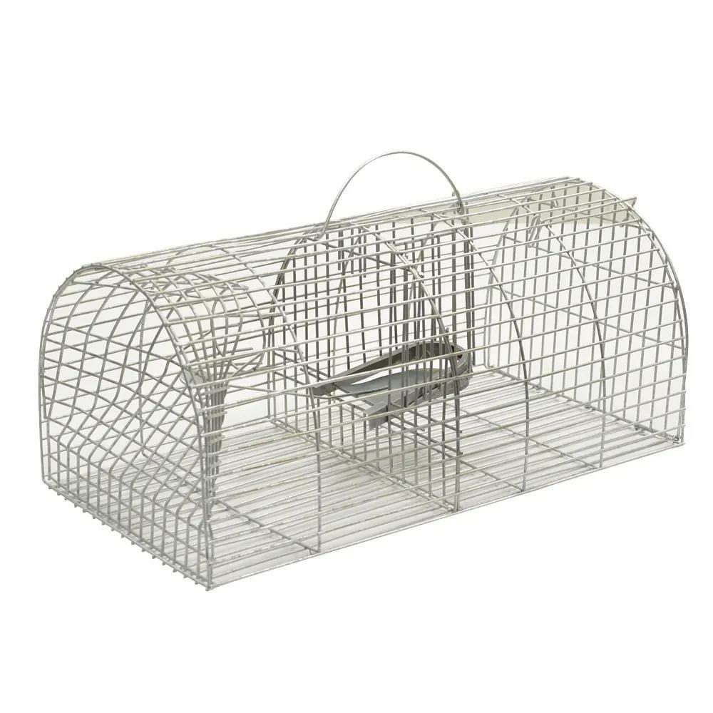 Lot de 3 nasses à rat acier galvanisé 38 x 23 x 17 cm