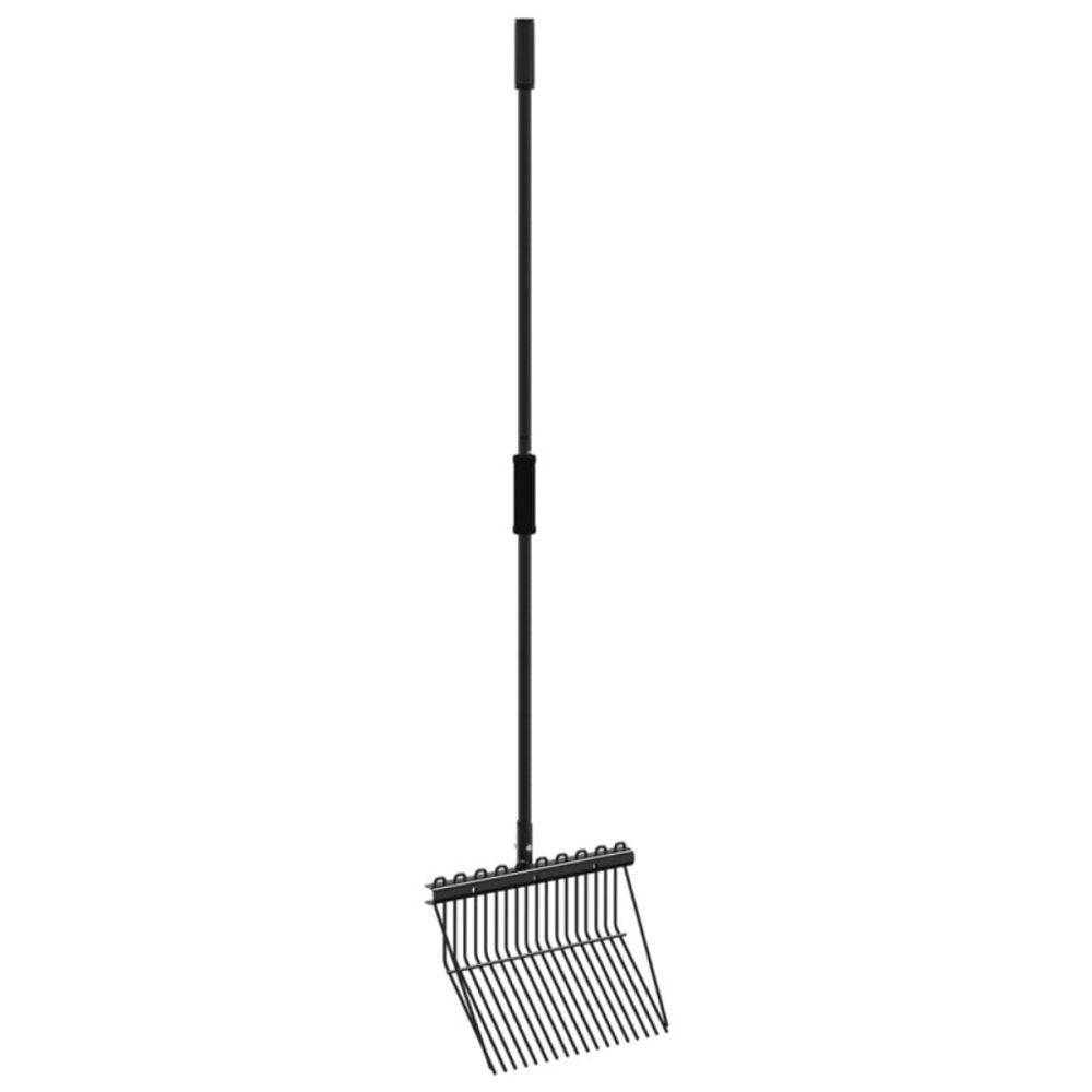 Fourche avec 18 dents noir acier