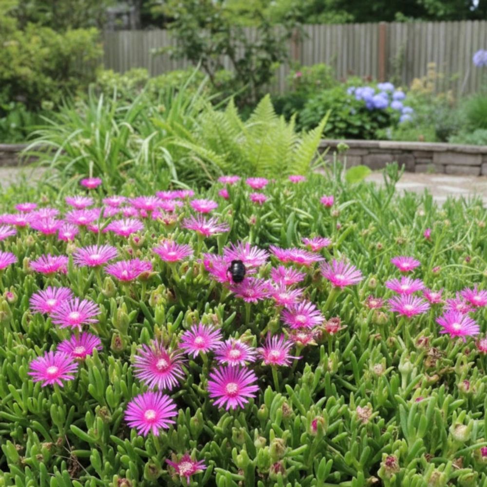 Delosperma cooperi, pourpier vivace lot de 3 godets