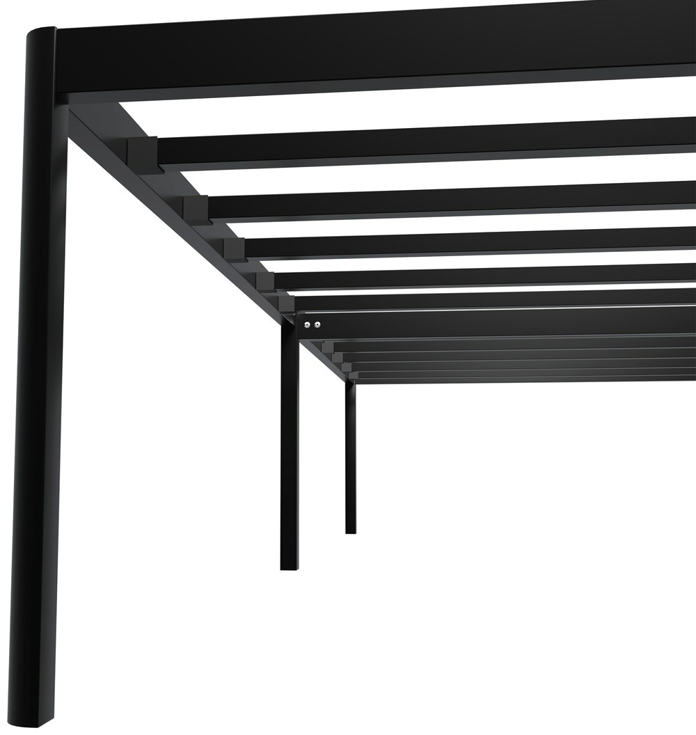 Lit en métal hamlin 200x180x41 cm