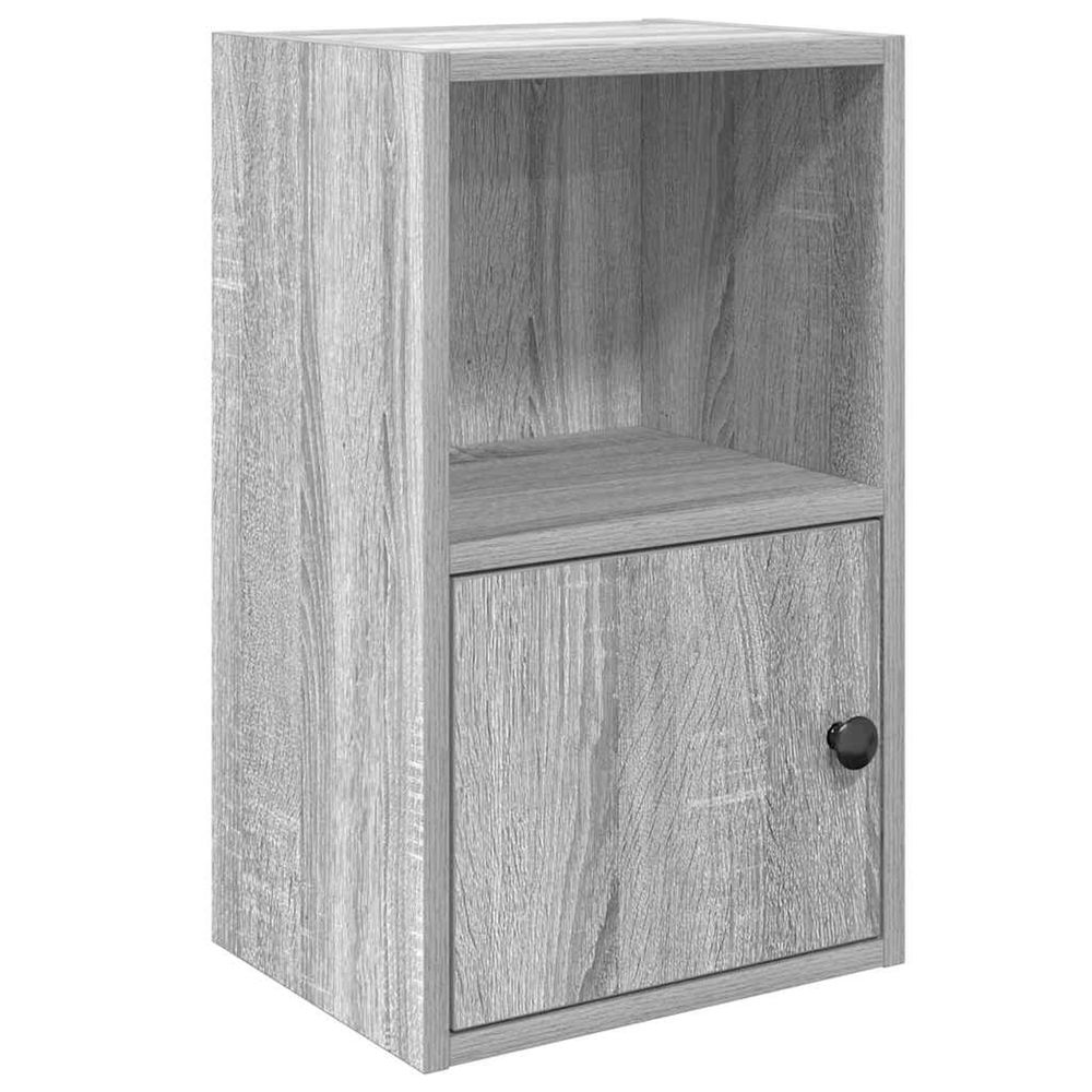 Bibliothèque sonoma gris 31x24x52 cm bois d'ingénierie