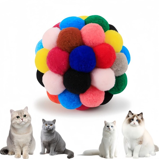 Balle de jeu pour chats 5 articles