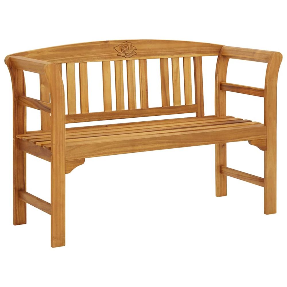Banc rose 1 -places 114 cm solid acacia wood natural