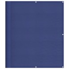 Écran de balcon bleu 120x700 cm 100% polyester oxford
