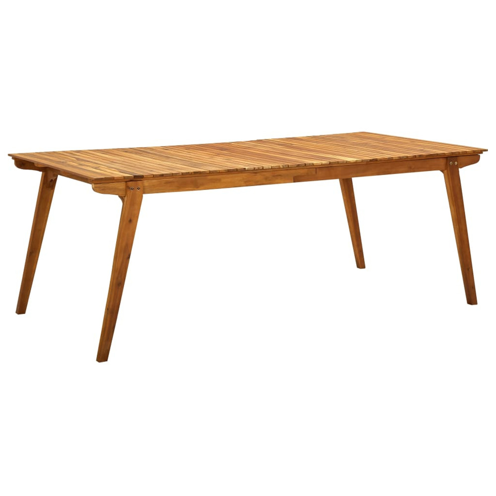 Table de jardin 201,5x100x75 cm bois d'acacia massif