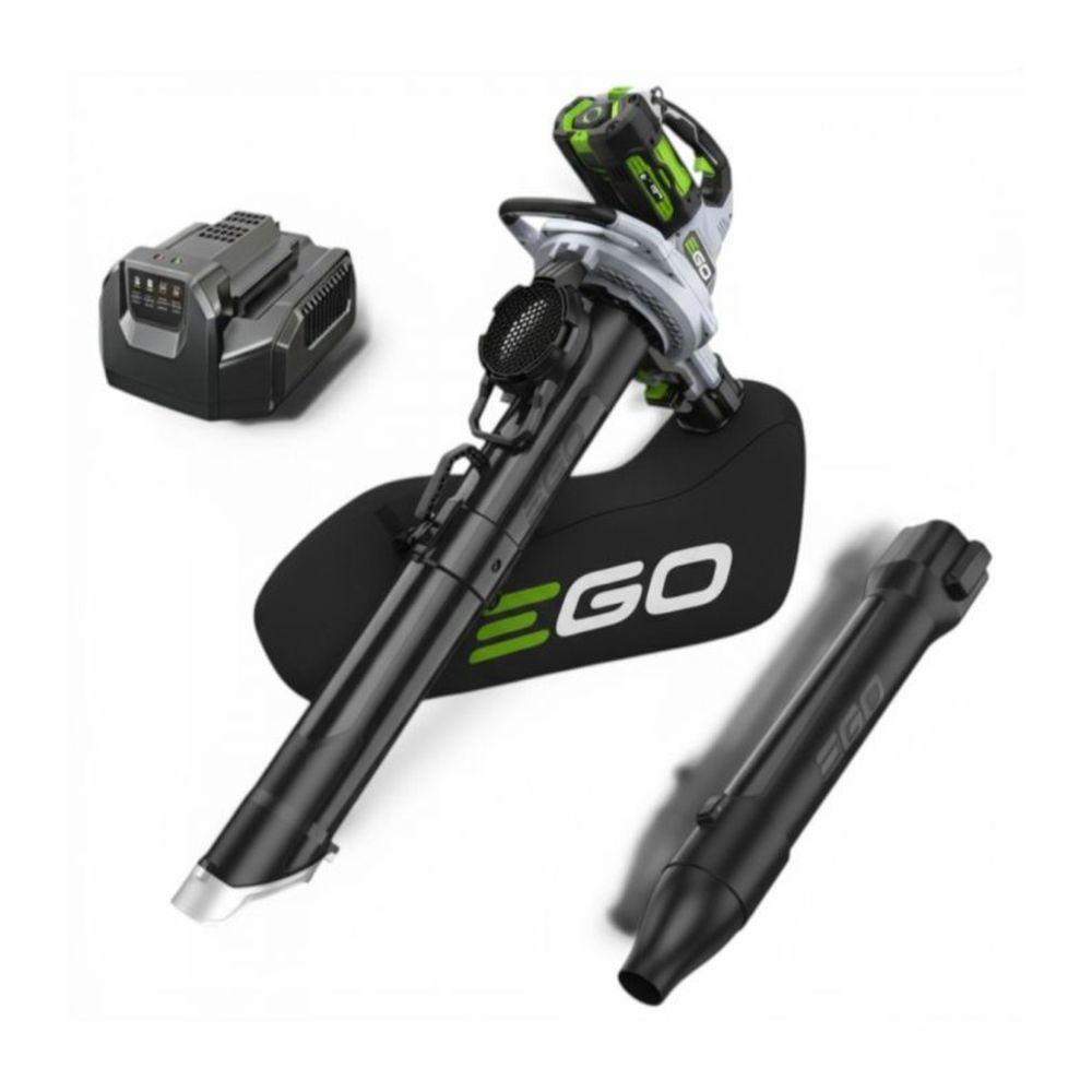Souffleur aspirateur broyeur 3 en 1 56v sans fil, avec batterie 5ah et chargeur - ego lv5004e