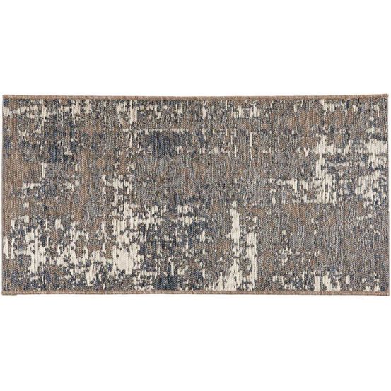 Tapis extérieur en polypropylène catania gris 110 x 60 cm