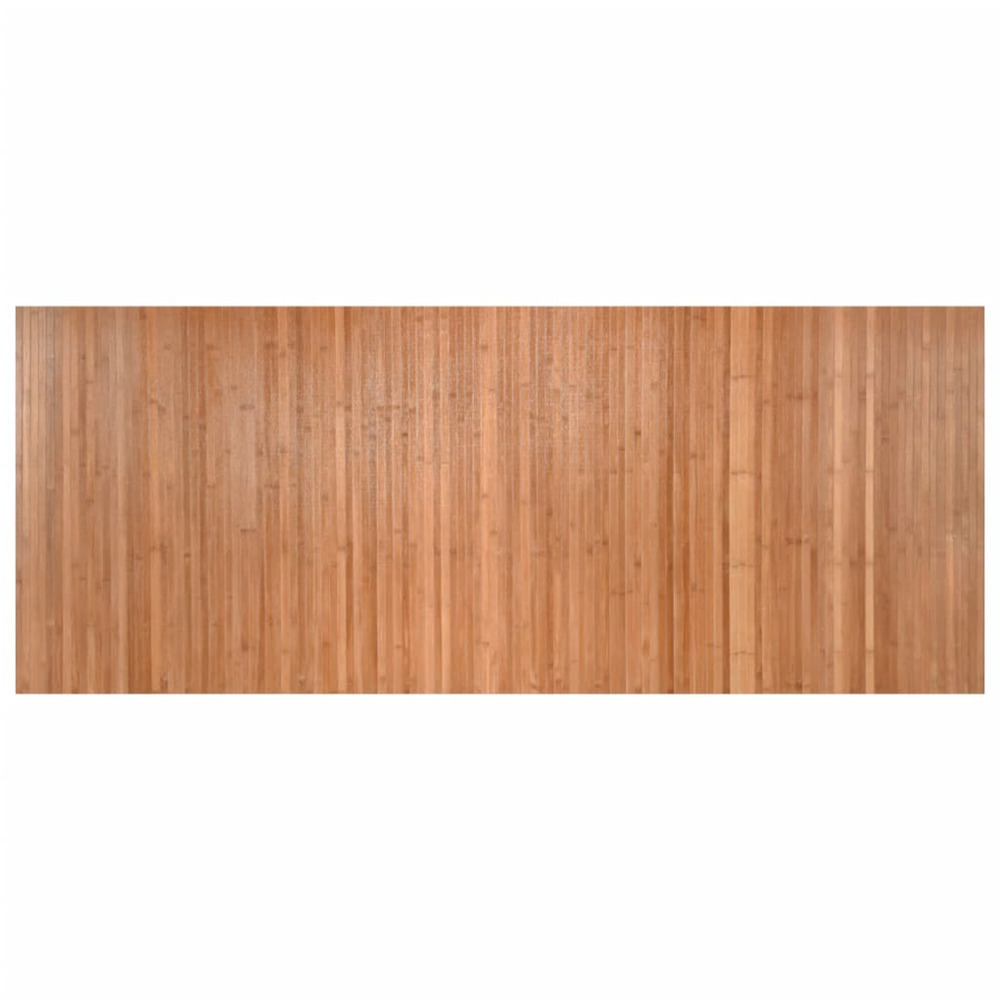Tapis rectangulaire naturel 80x200 cm bambou
