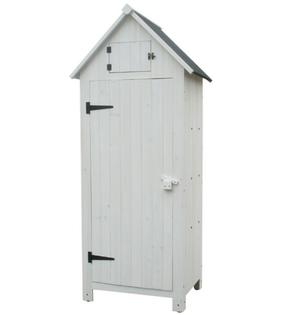 Armoire cabine de rangement 0.41m² blanc - arm0805w