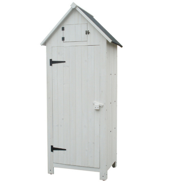 Armoire cabine de rangement 0.41m² blanc - arm0805w