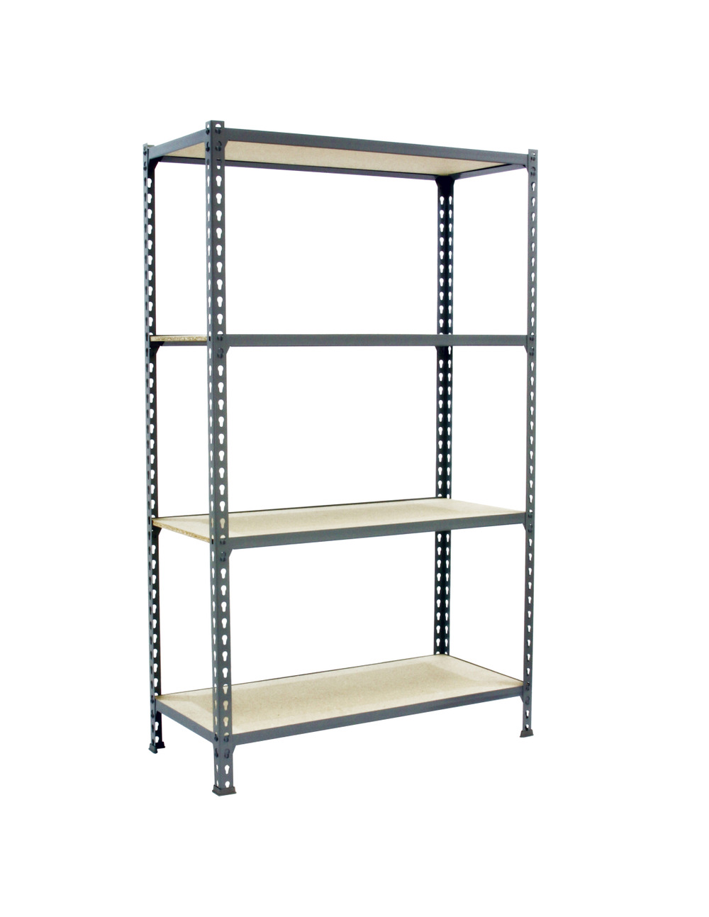 Etagère légère sans vis maderclick 4/500 1500 gris/bois gris/bois 1500x900x500 - simonrack