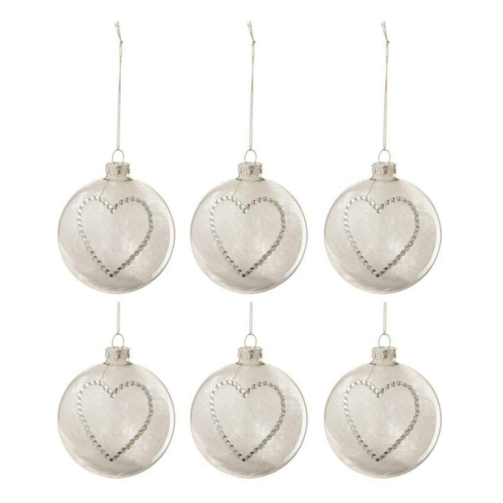 Lot de 6 boules de noël 