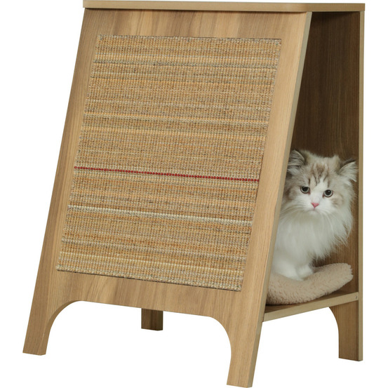 Console griffoir boréal 3 en 1 beige l pour chat