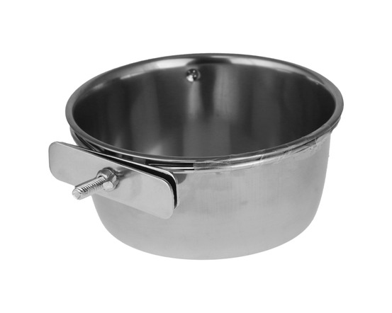 Mangeoire oiseaux bol inox 600 ml • mangeoire abreuvoir oiseaux exotiques