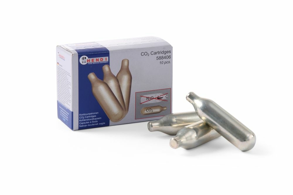 Capsules co2 - 10 pièces bar up - hendi