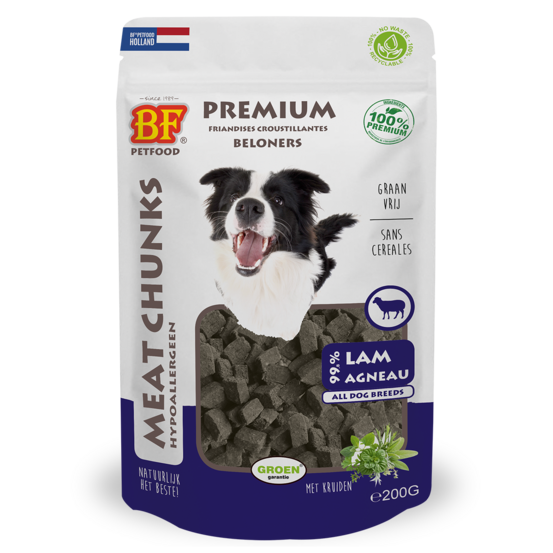 Friandises éducation sans céréales à l'agneau pour chien, 200g